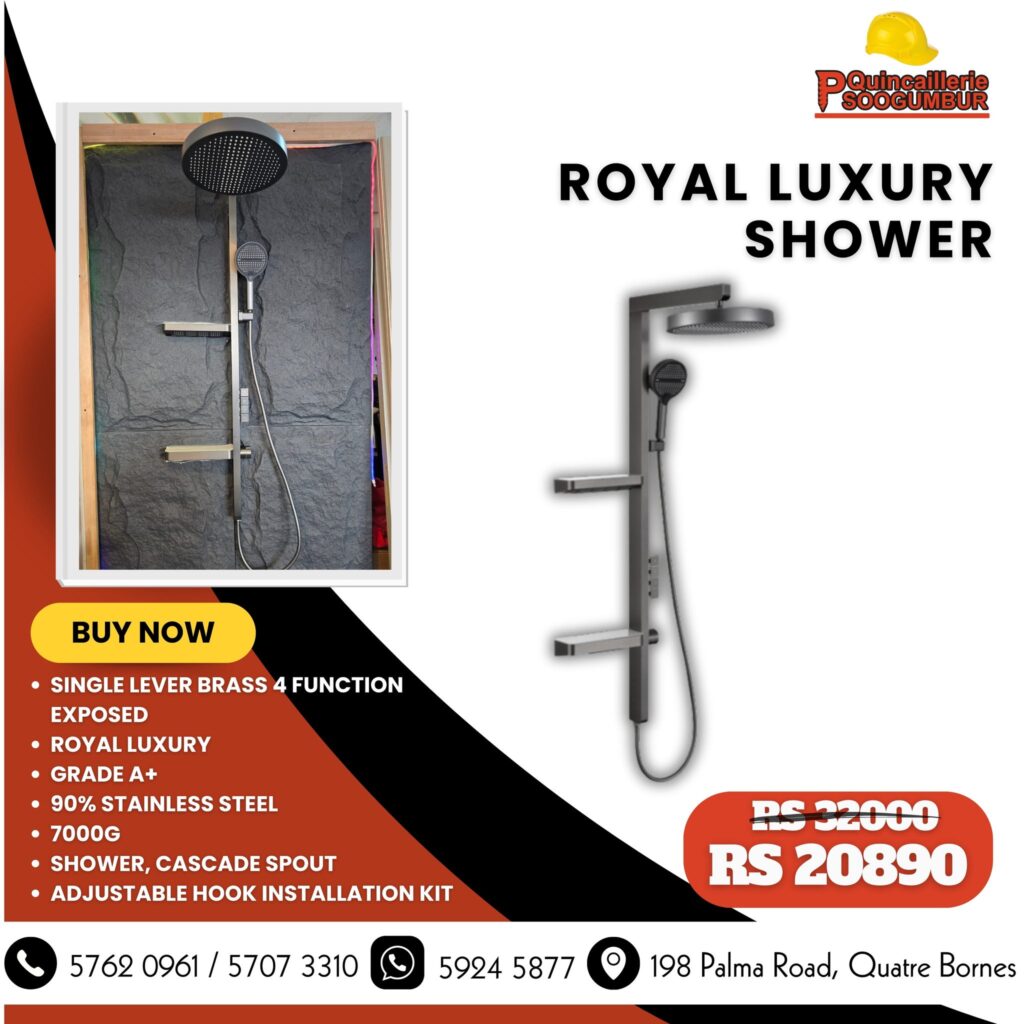 ROYAL LUXURY SHOWER SET