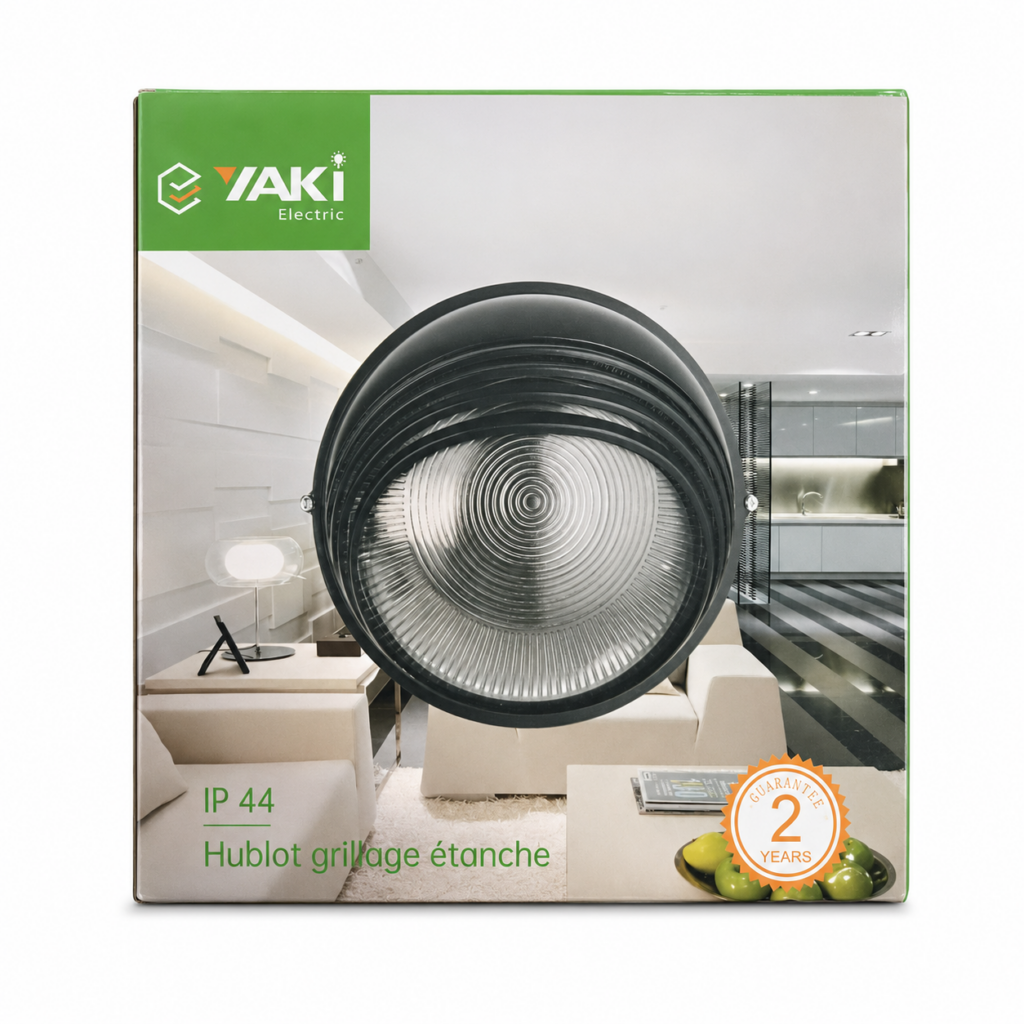 YAKI LAMP HOLDER Y-55 N E27 BLACK ROUND