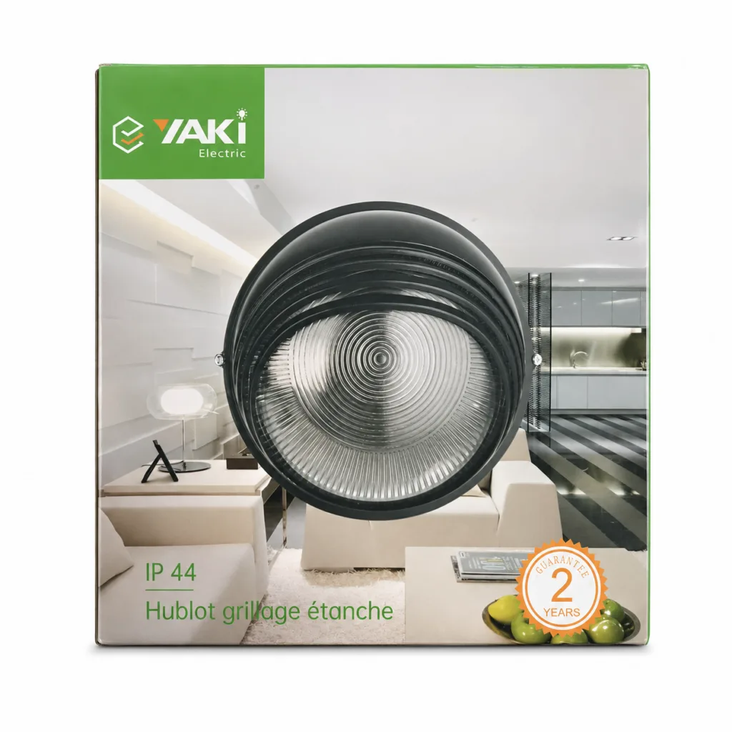 YAKI LAMP HOLDER Y-55 N E27 BLACK ROUND