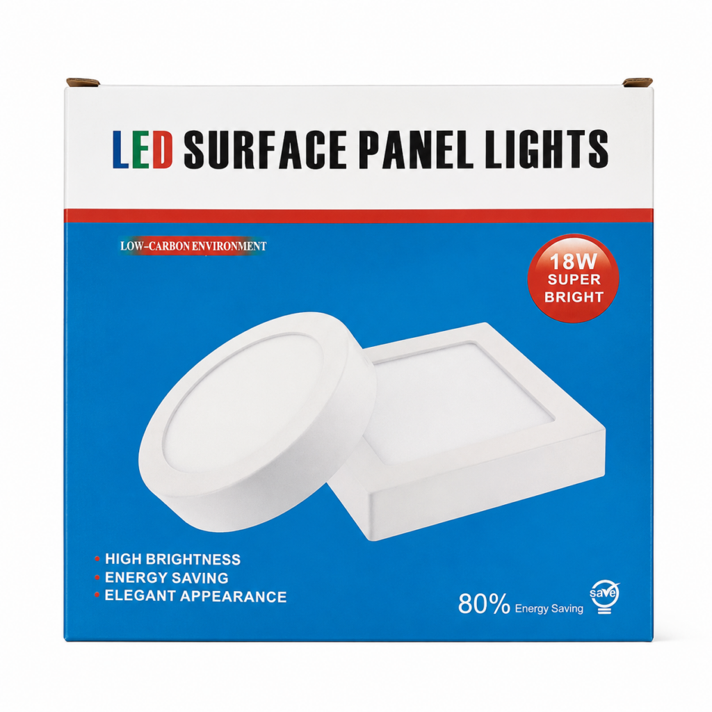 18W LED SURFACE PANEL LIGHT (SQUARE)
