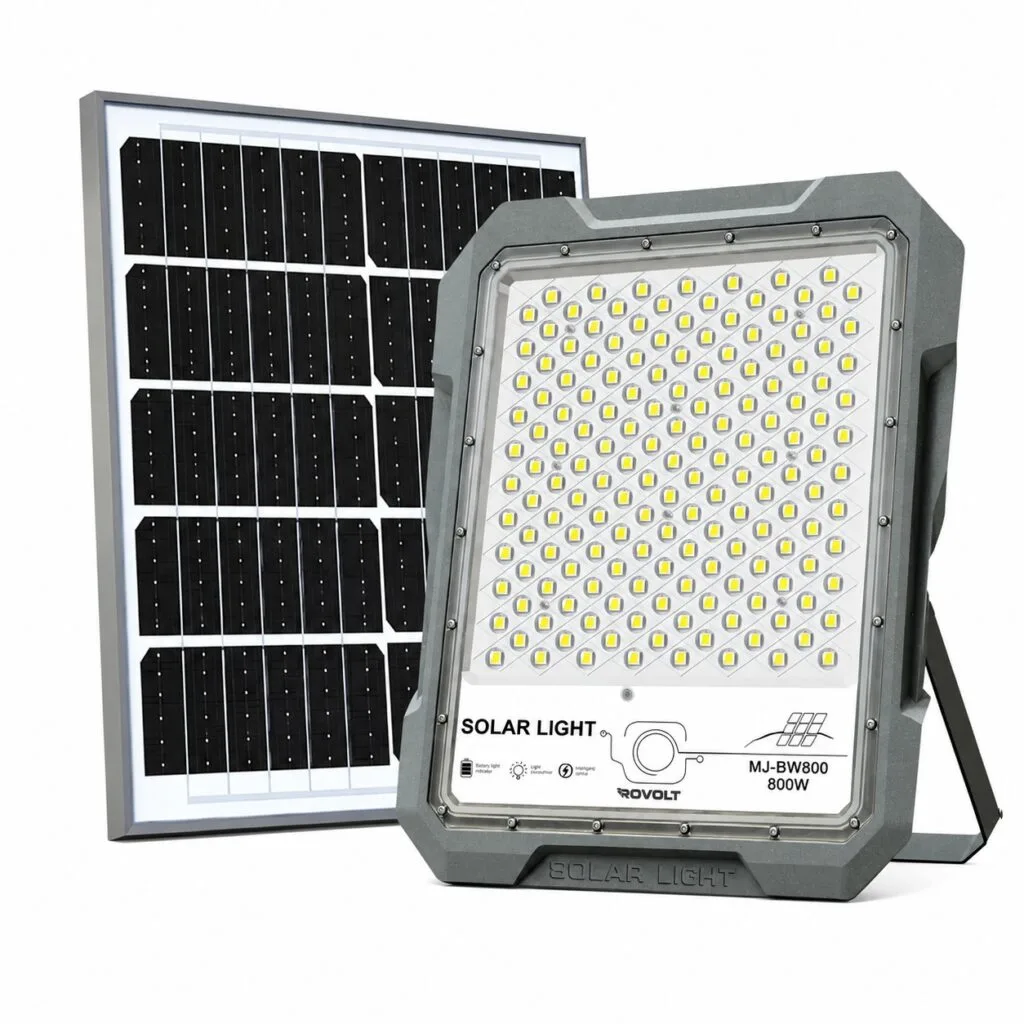 SOLAR SENSOR FLOOD LIGHT 100W