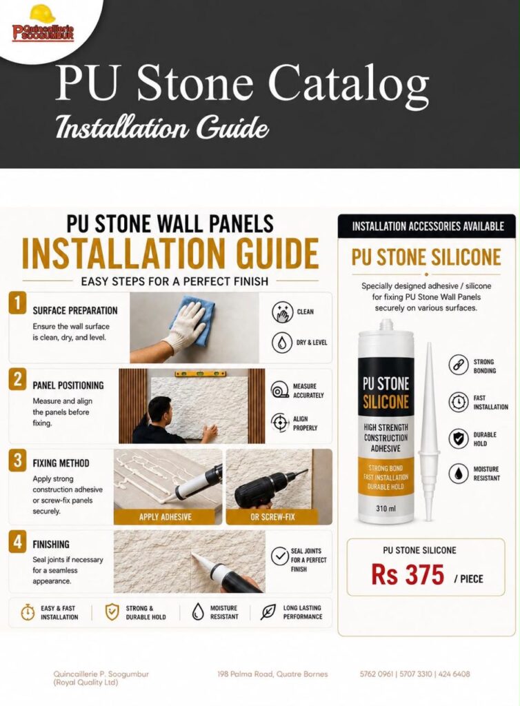 PU STONE SILICONE ADHESIVE (310ML)