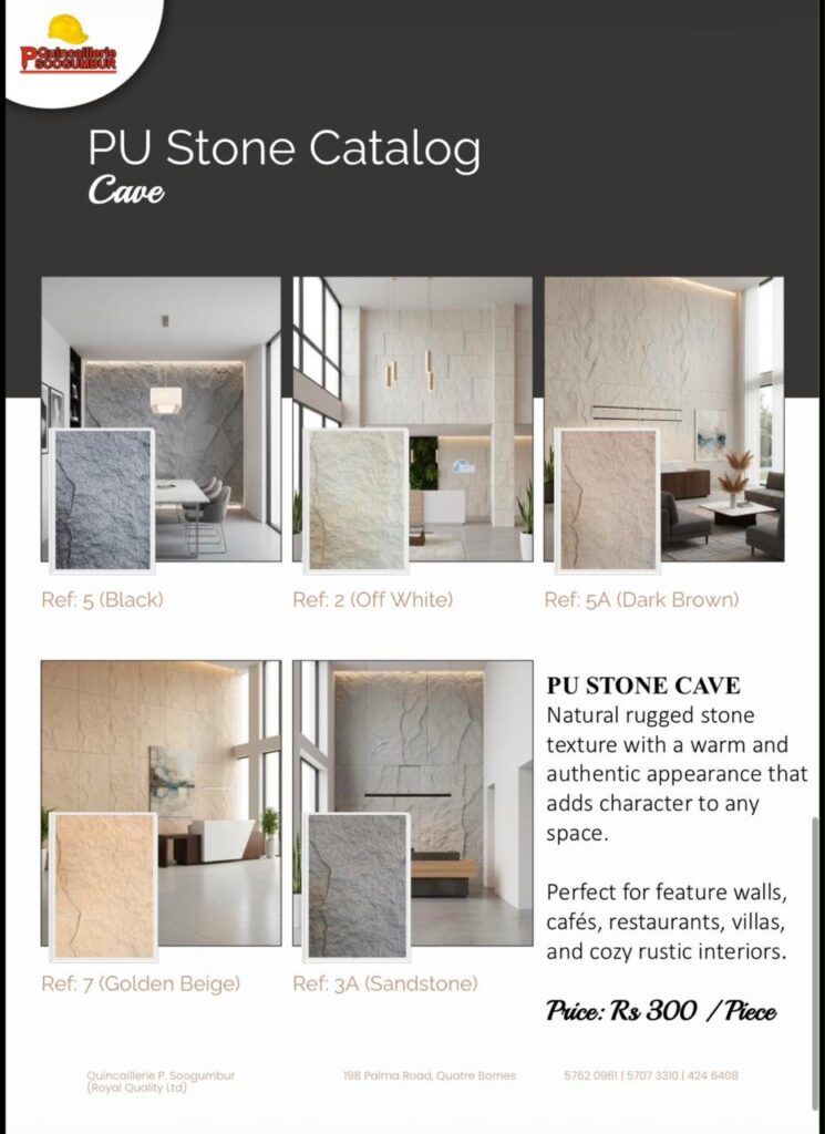 PU STONE WALL PANELS - CAVE COLLECTION