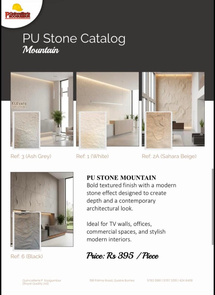 PU STONE WALL PANELS - MOUNTAIN COLLECTION