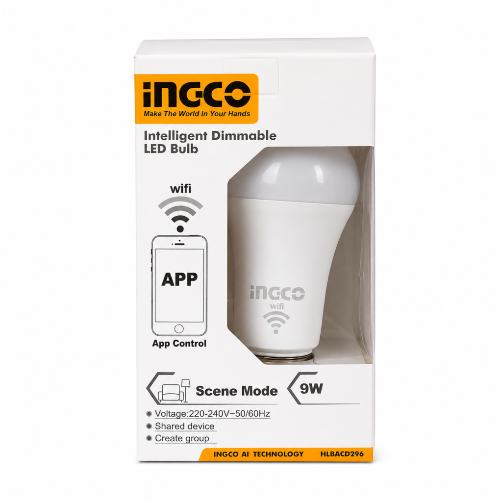 INGCO INTELLIGENT DIMMABLE LED BULB