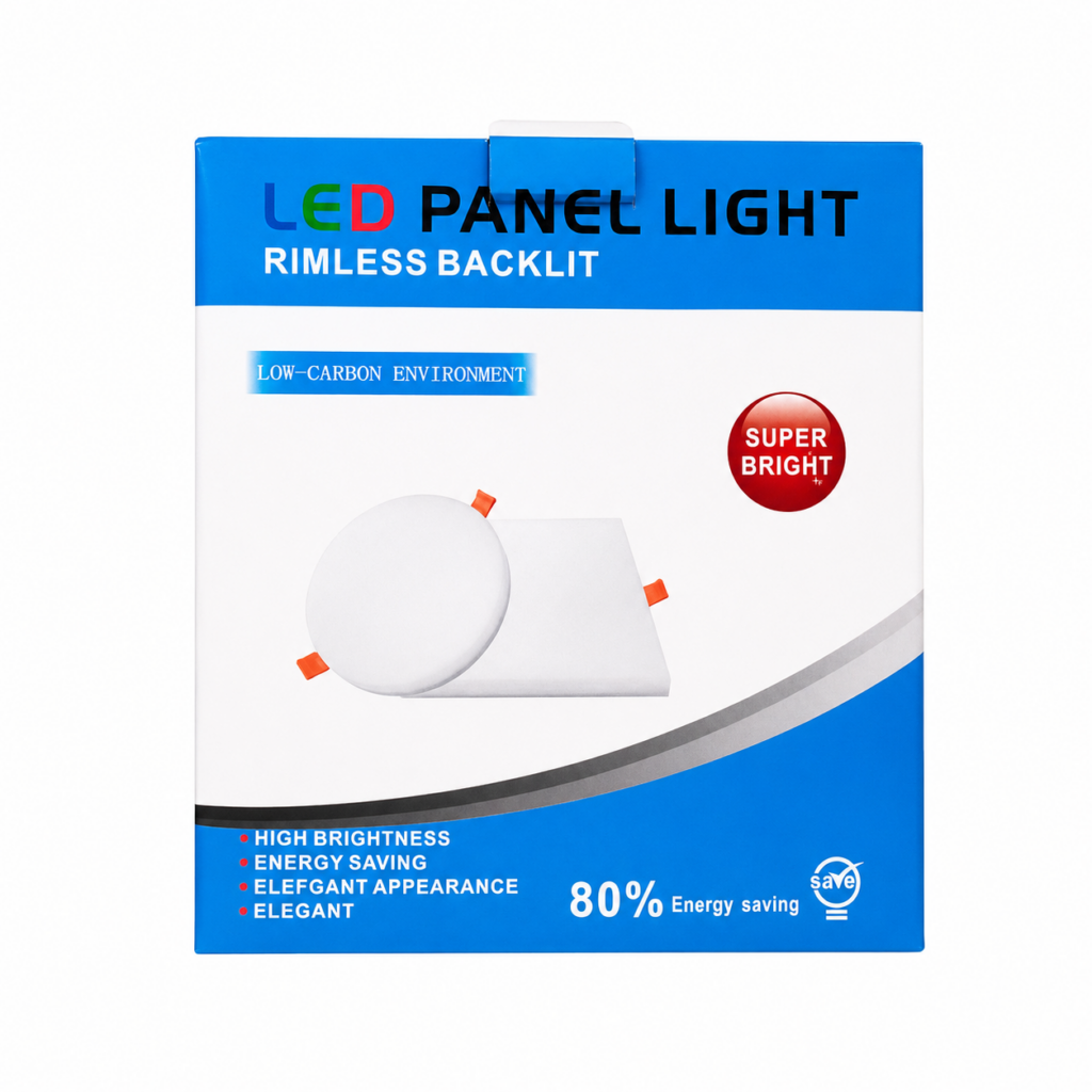 LED PANEL LIGHT-RIMLESS BACKLIT