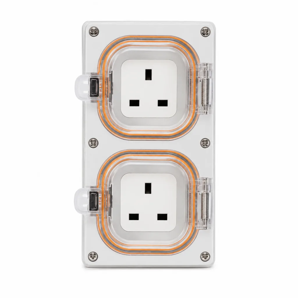 IP66 DOUBLE WEATHERPROOF SWITCHED SOCKET (13A)