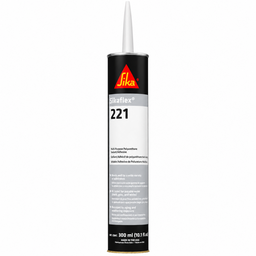 Sikaflex 221 polyurethane sealant adhesive cartridge 300ml