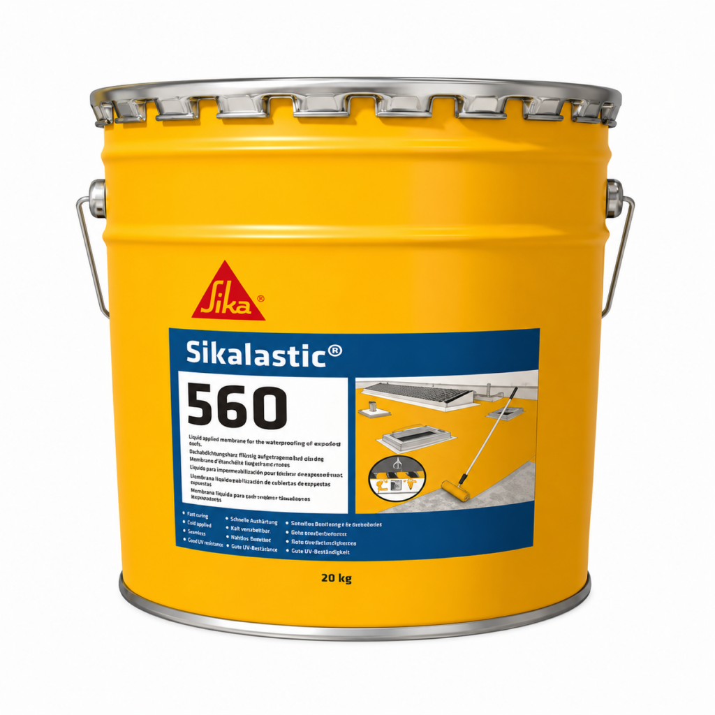 Sikalastic 560 20kg water-based acrylic waterproofing membrane pail