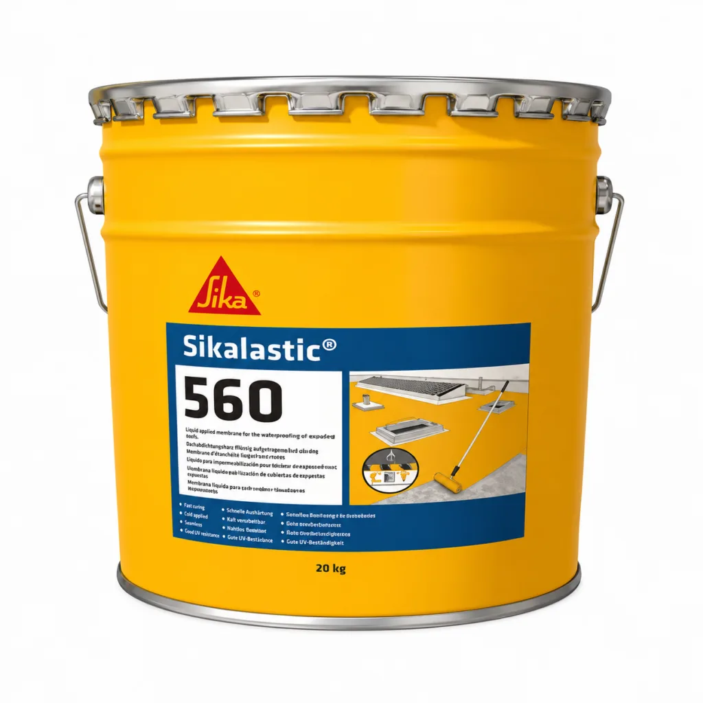 Sikalastic 560 20kg water-based acrylic waterproofing membrane pail