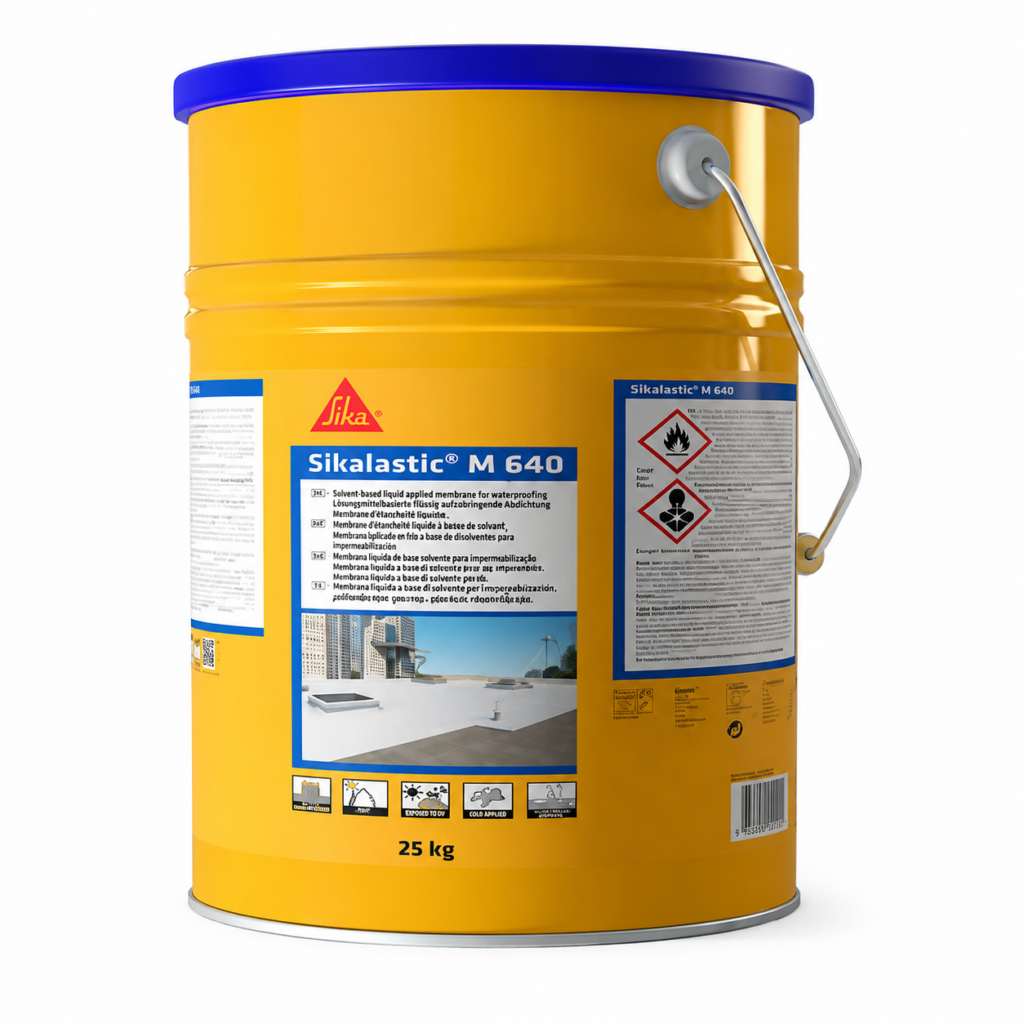 Sikalastic M 640 25kg polyurethane liquid waterproofing membrane pail