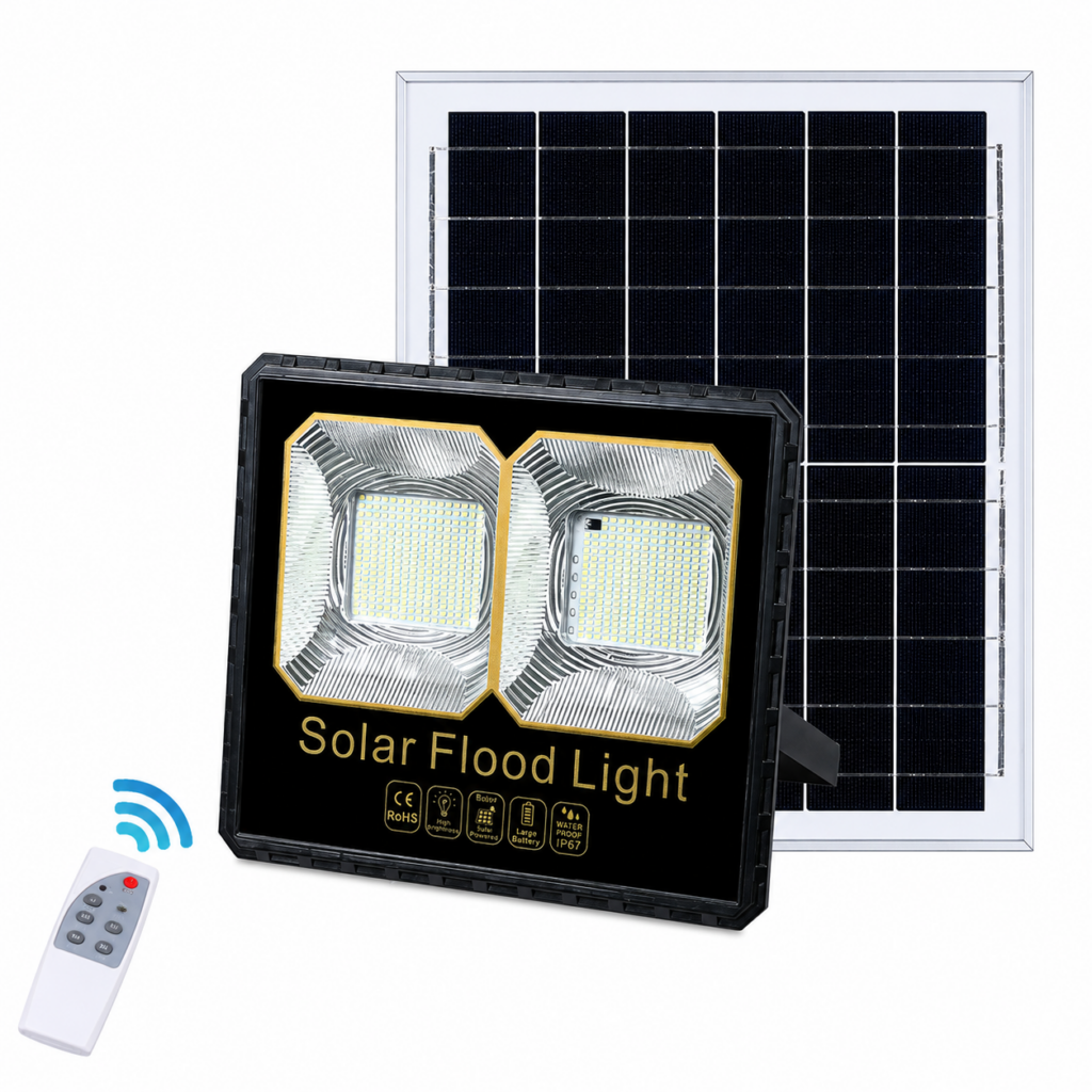 SOLAR STREET LIGHT WITH SOLAR PANEL 120W