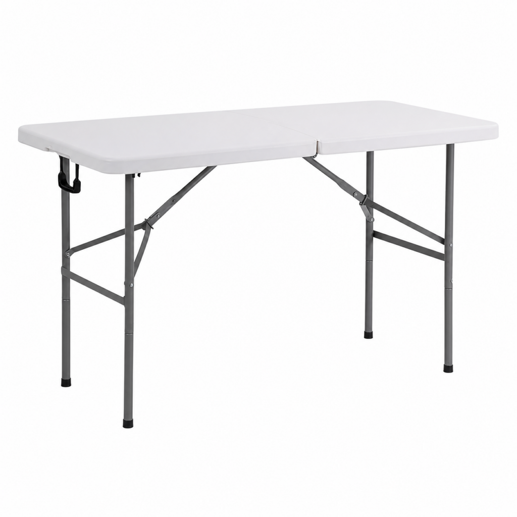 ADJUSTABLE HEIGHT FOLDING TABLE