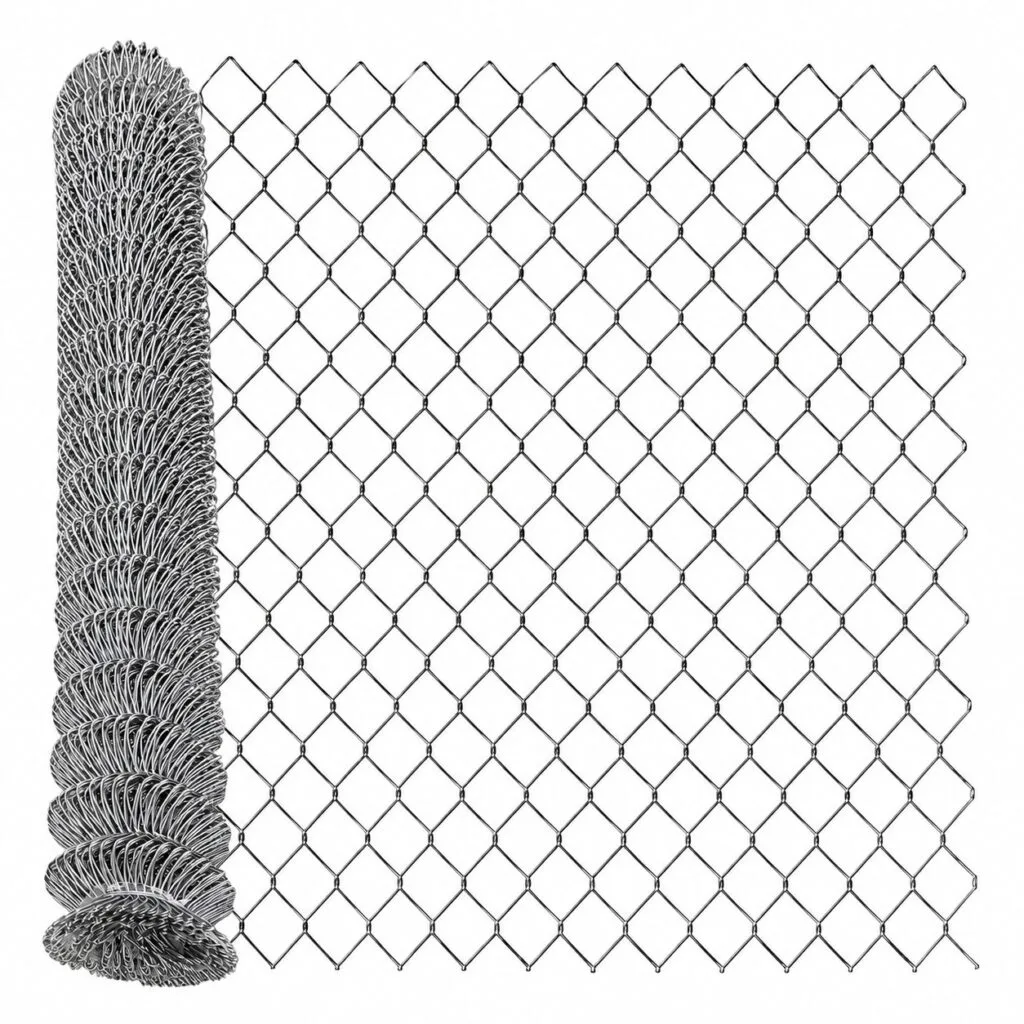 GALVANIZED CHAIN LINK FENCING MESH