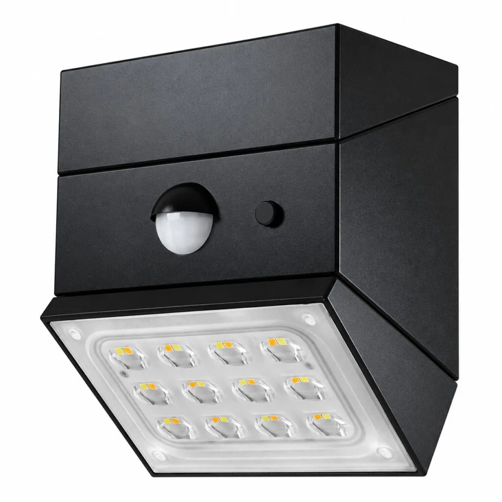 SOLAR LED OUTDOOR WALL LIGHT WITH MOTION SENSOR